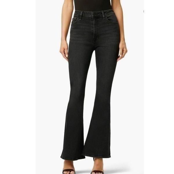 Hudson Black Heidi Rogue High-Rise Flare Nebula Jeans