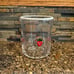 Anthropologie strawberry icon juice glass