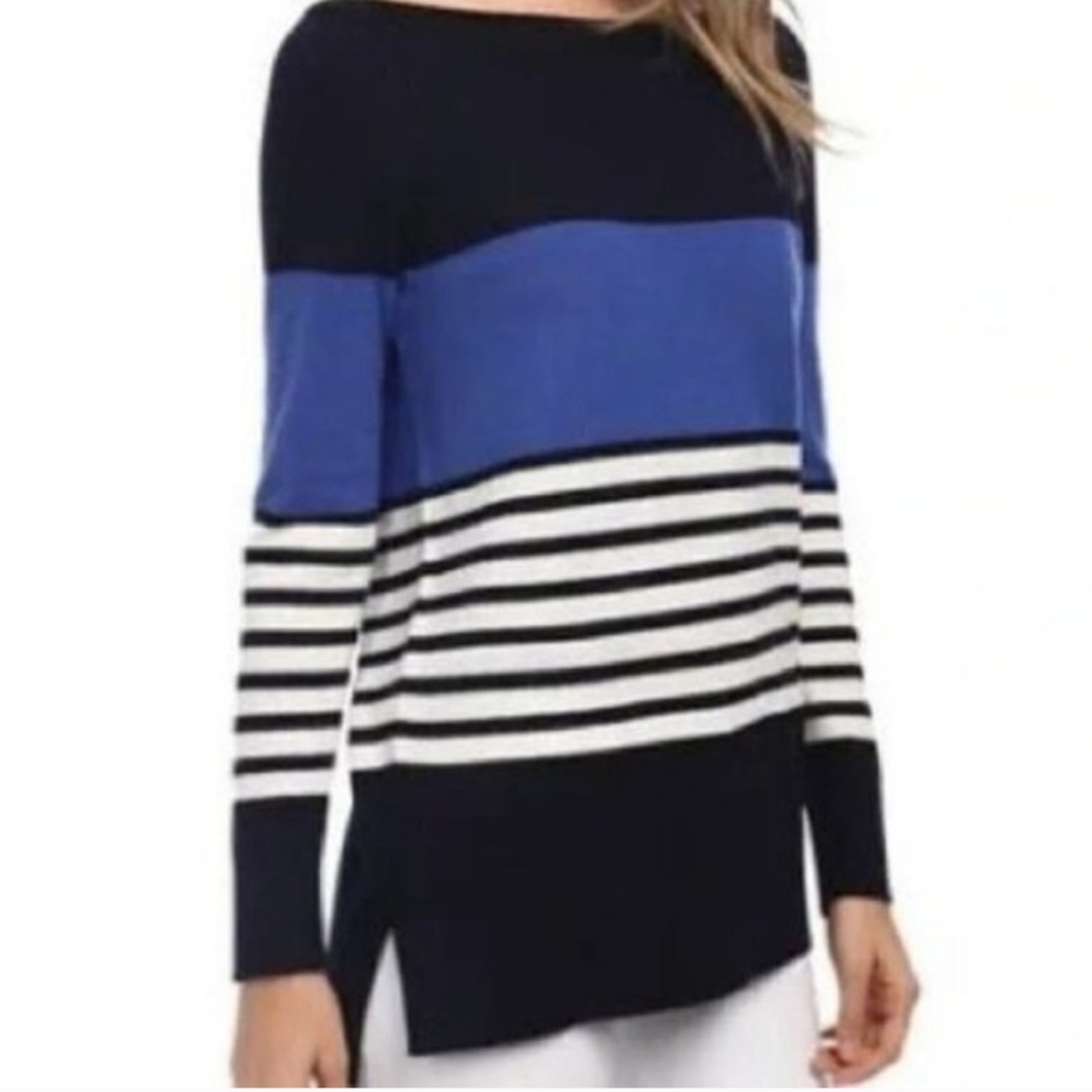 Kate Spade New York Amari Wool Blend Sweater Size M Stripe