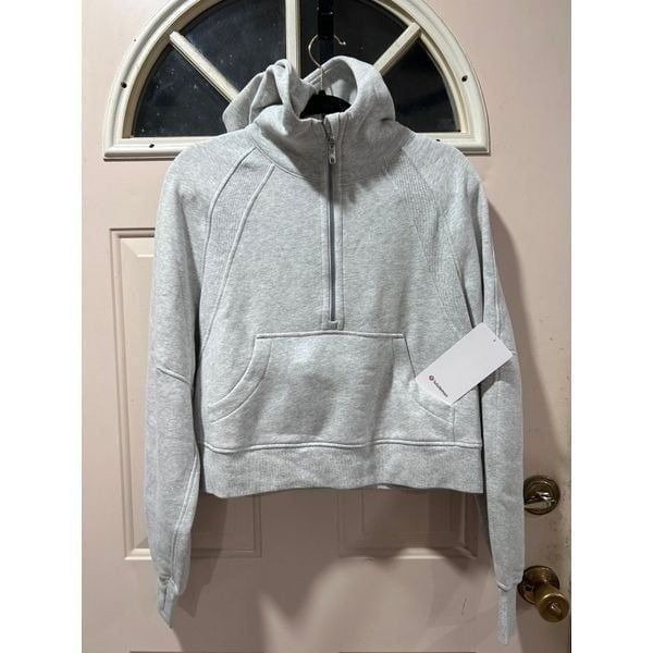 New Scuba Oversized Half-Zip Hoodie