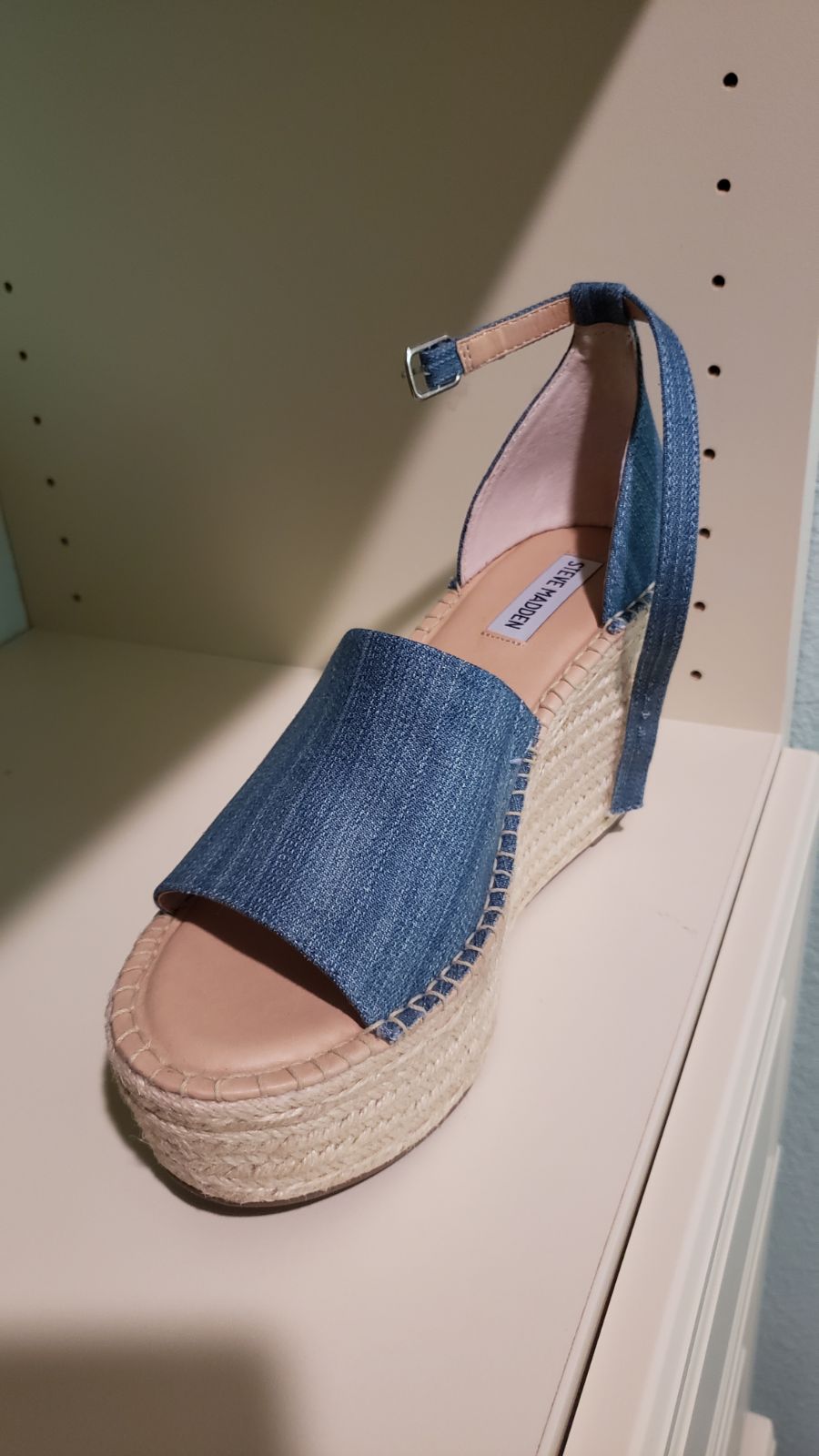 Jean wedges