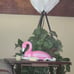 1980s Flamingo telephone EXTREMELY RAIR collectible vintage designer decor