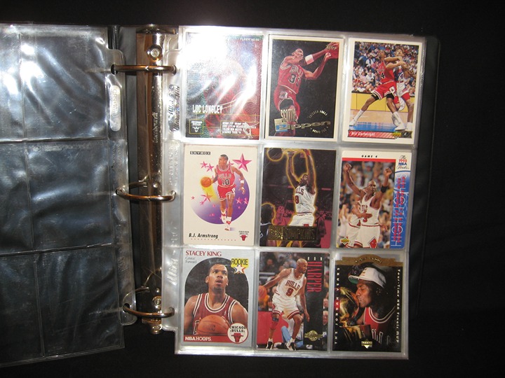 Lot 240 Sports Trading Cards Basketball Various Teams in Binder/Sleeves 80’s-90’