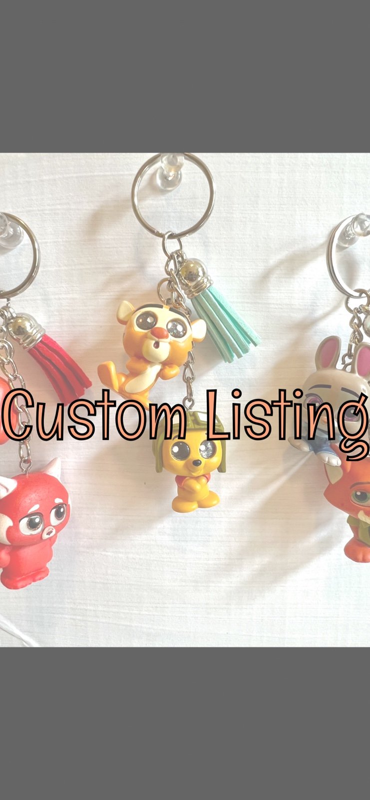 RESERVED Disney doorables keychains