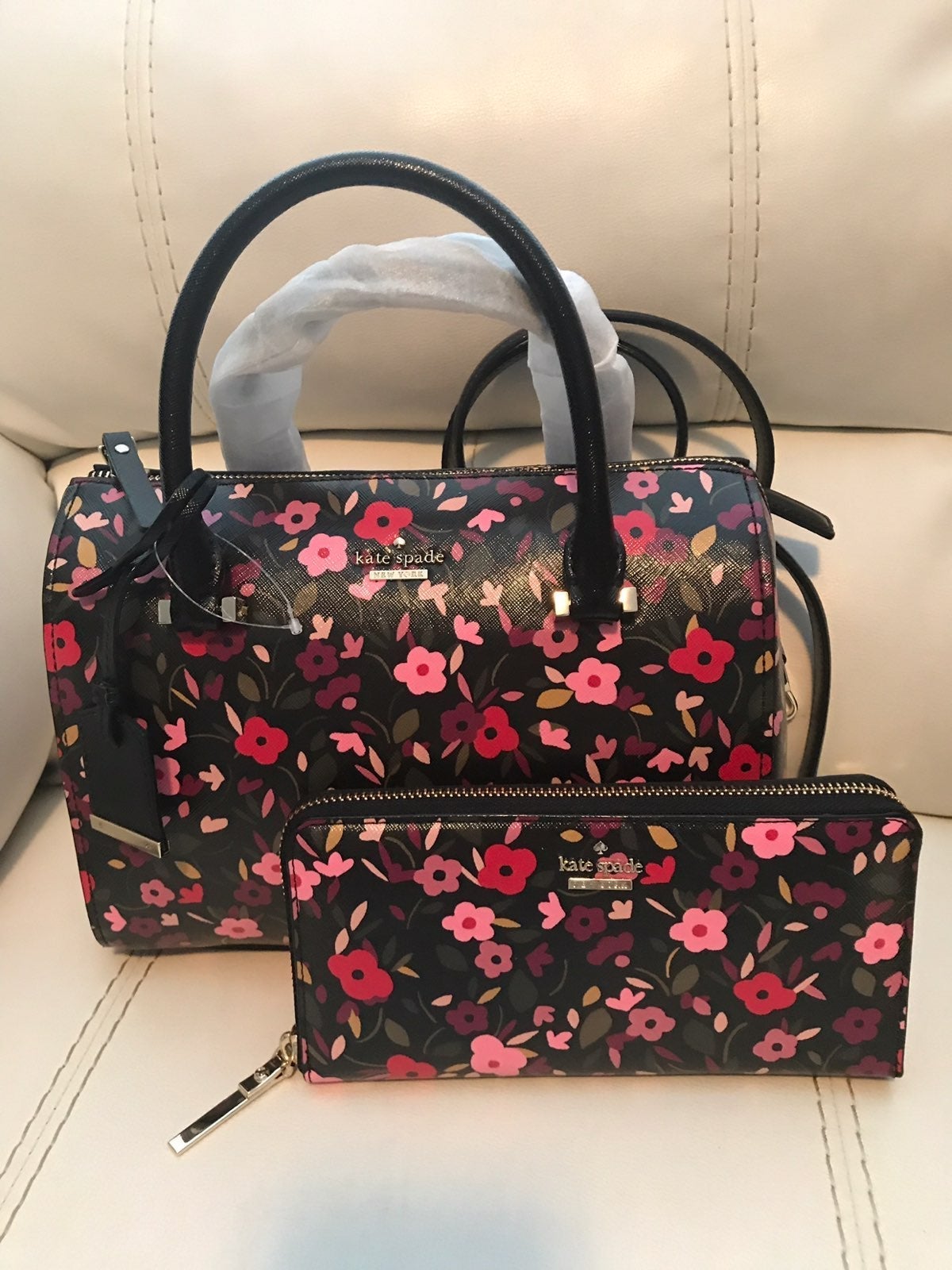 New Kate Spade Large Lane Bag + Wallet