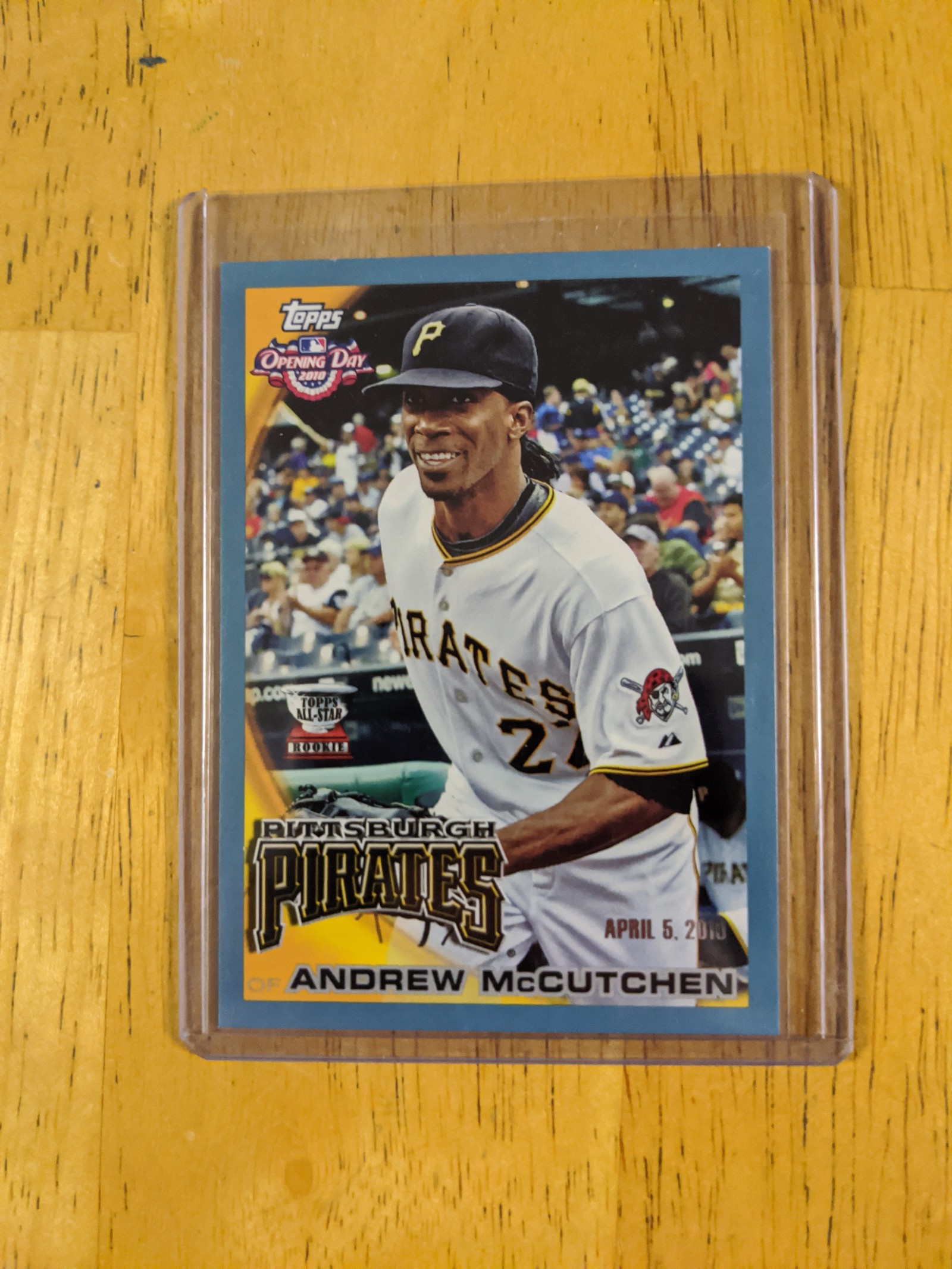 Andrew Mccutchen 2009 Topps #51 All-Star Rookie opening day Walmart blue