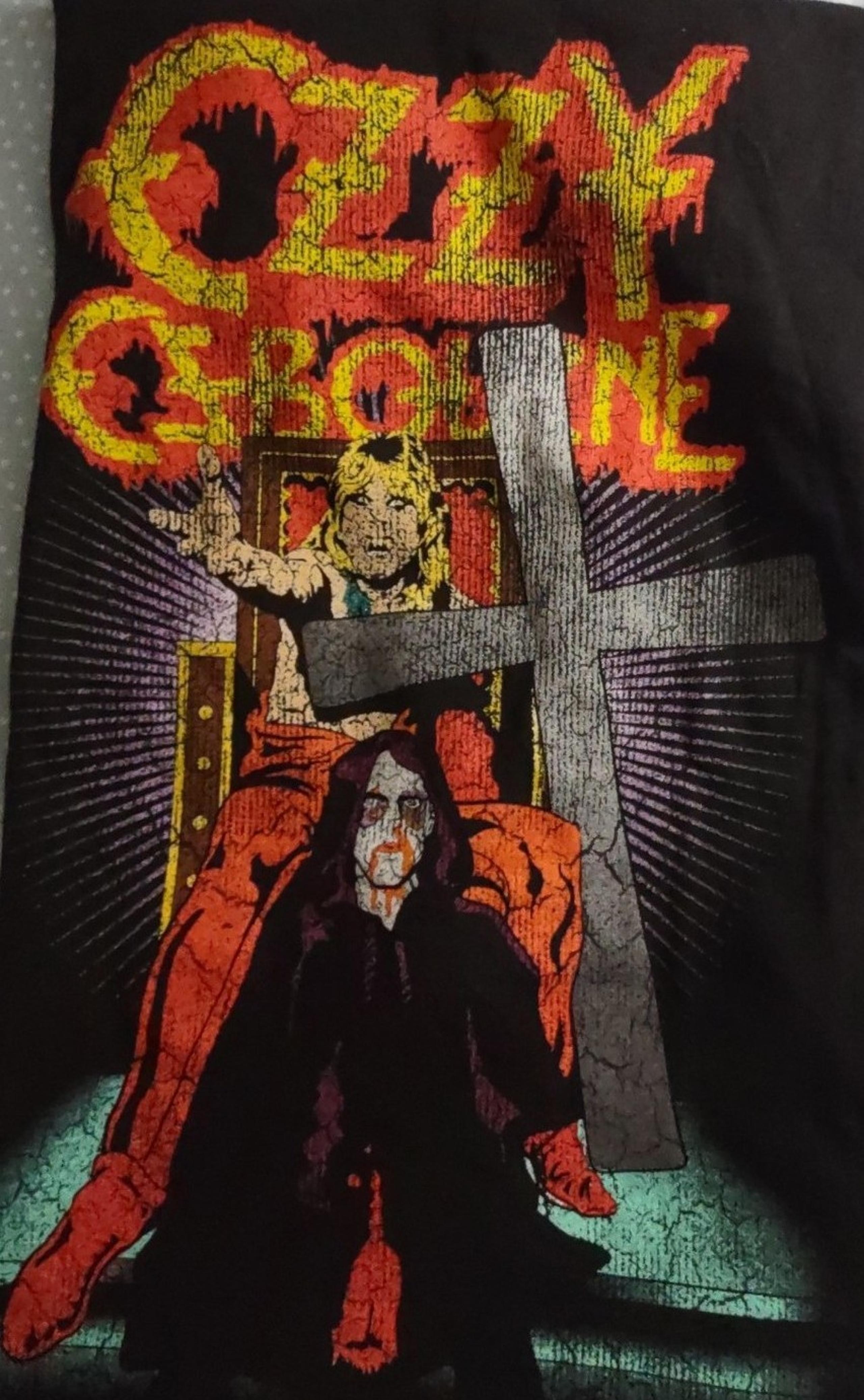 Ozzy Ozbourne Blizzard of Ozz Heavy Metal T-Shirt Size Extra Large