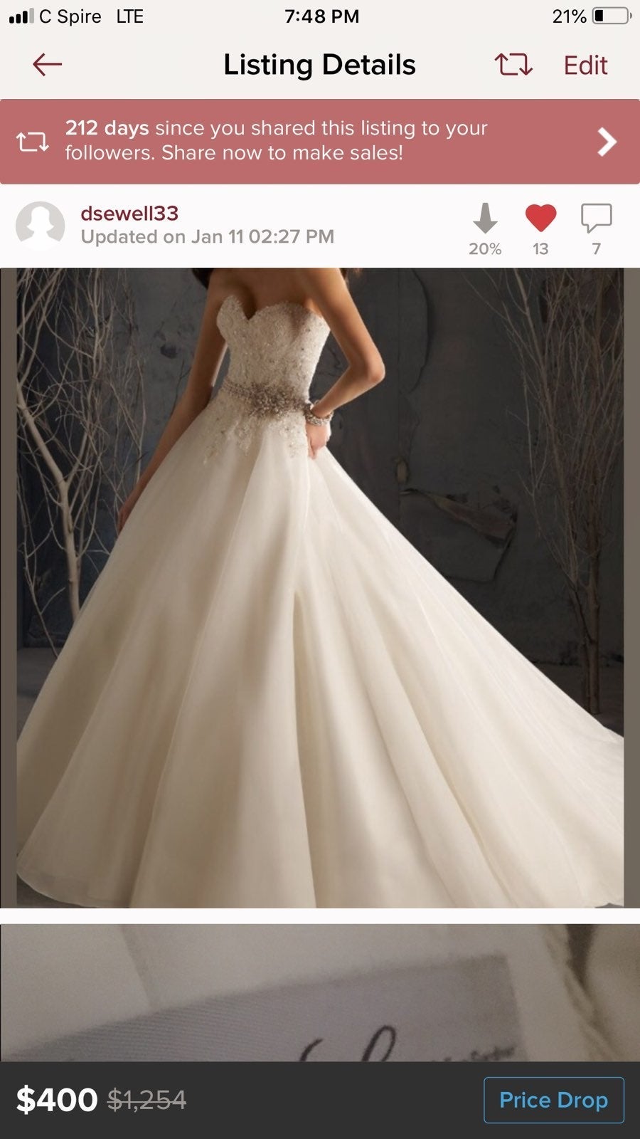 Wedding gown