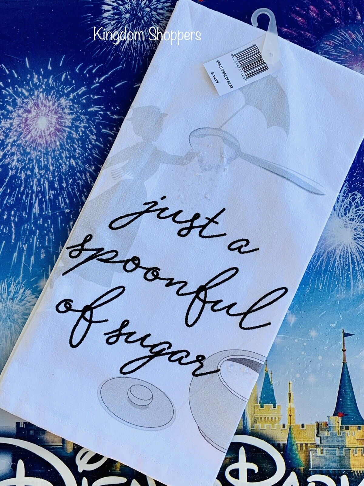 Disney Parks Mary Poppins Penguins Just A Spoonful Of Sugar Kitchen Dish Towel