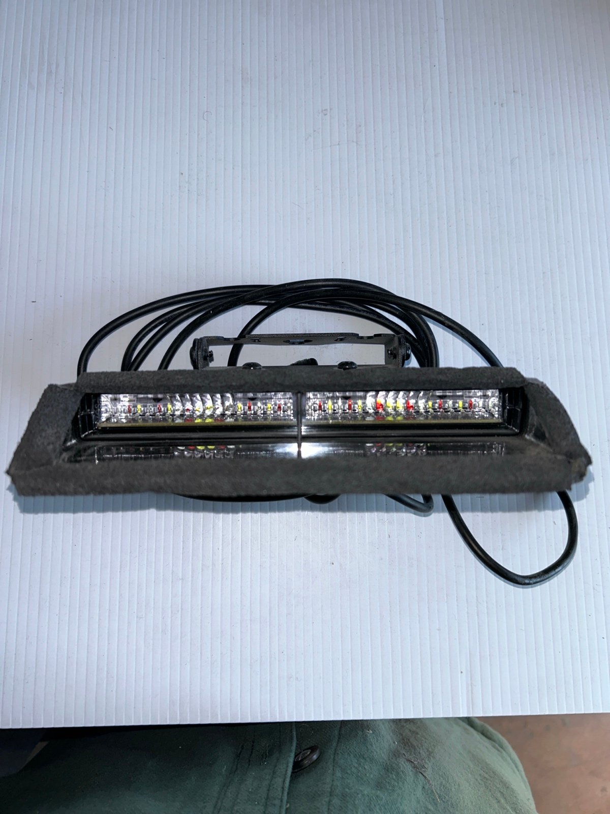 Federal Signal XSM2C-BRW tri color Dash Light with white flood