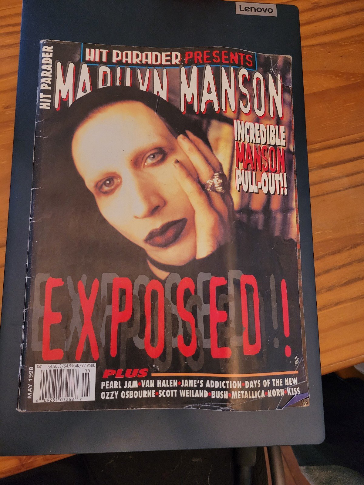 Hit Parader May 1998 Magazine Marilyn Mason Exposed