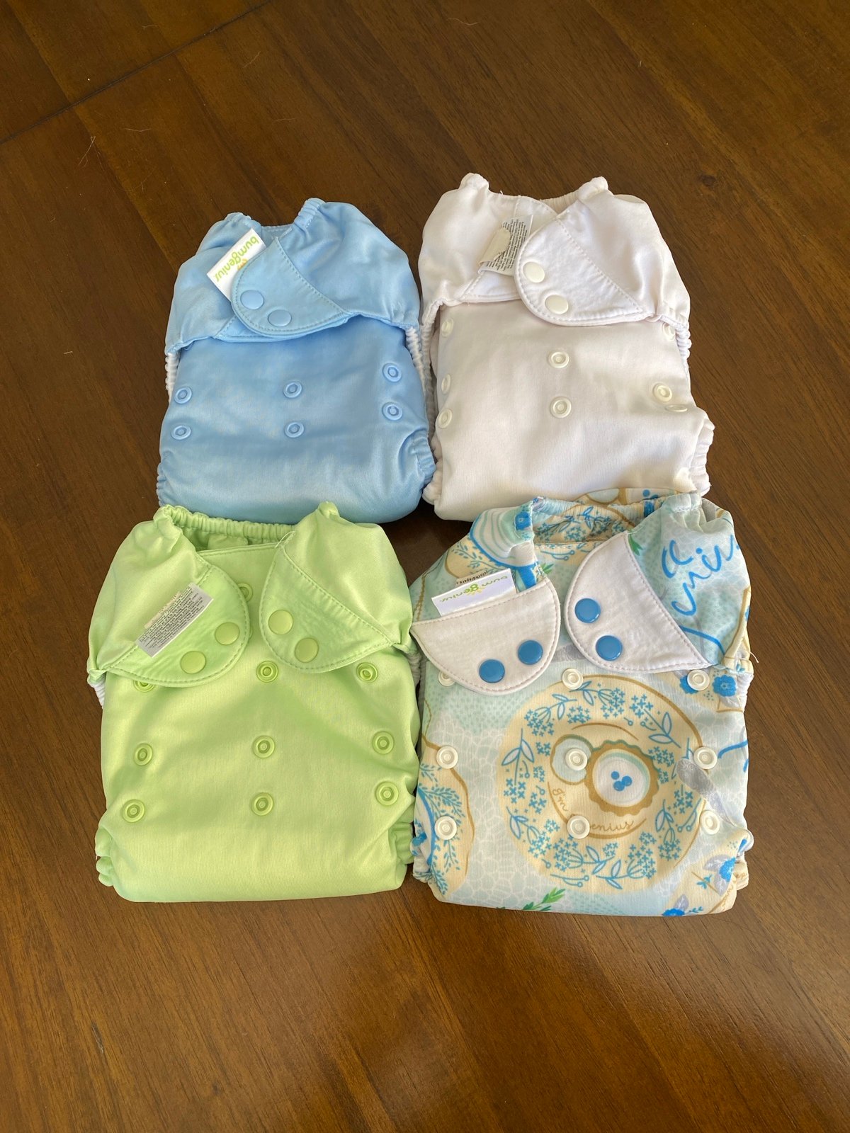 BumGenius Freetime Cloth Diapers - Lot of 4