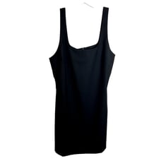Banana Republic Factory A-LINE MINI DRESS Womens Size 12 Tall Black NEW NWT