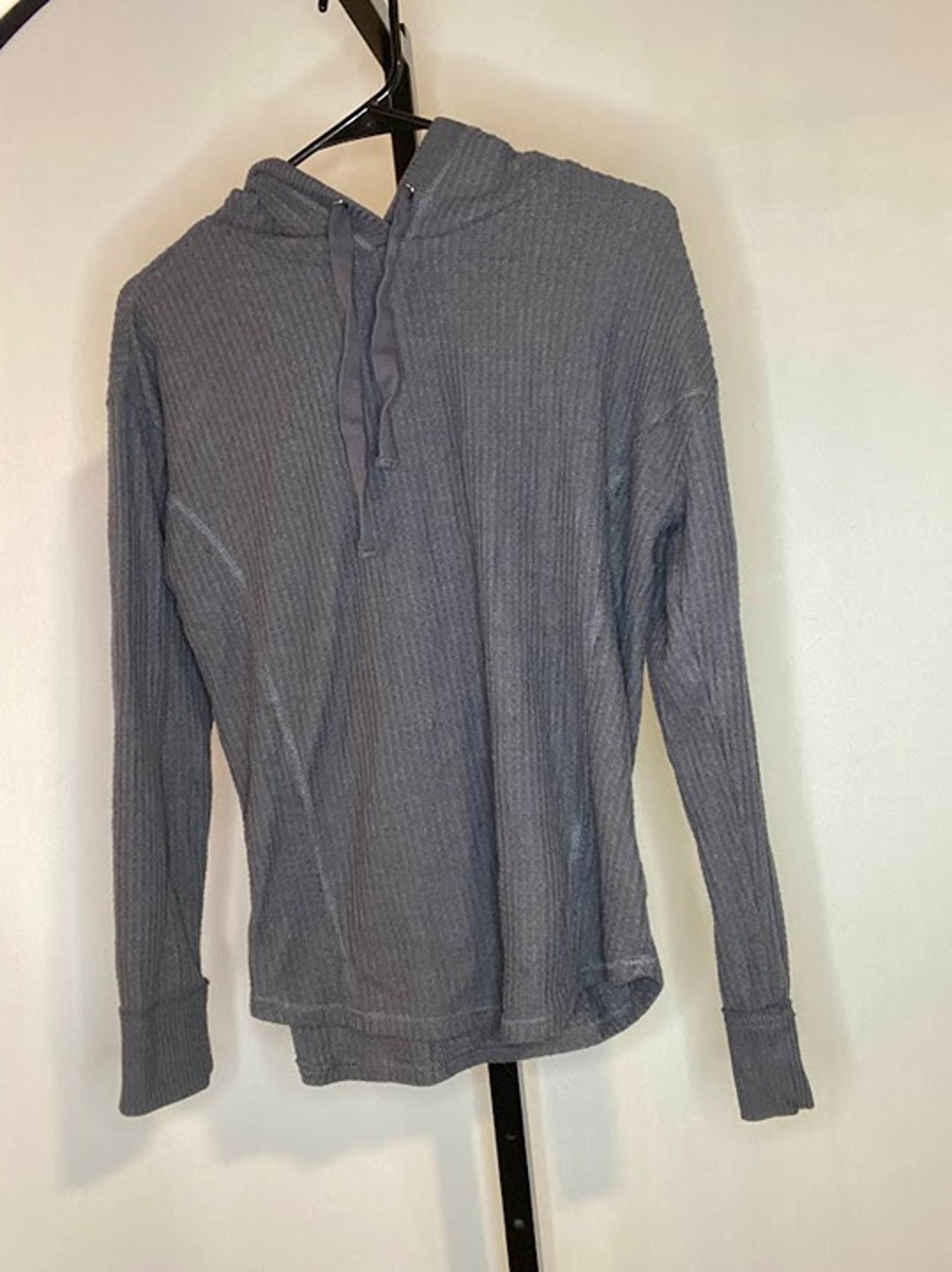 Eddie Bauer Waffle Knit Grey Hoodie