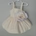 J.Crew rosette dress - size 2T - ivory flower girl dress - NWT
