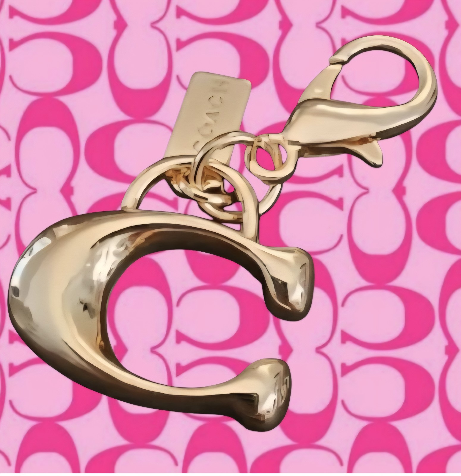 Coach mini c charm