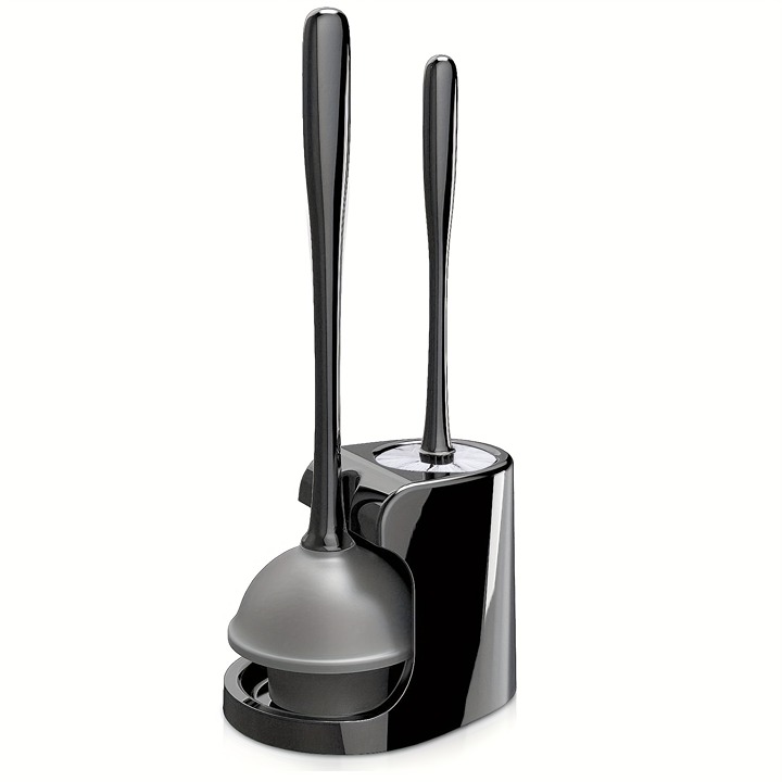 2Set Toilet Plunger And Bowl Brush Combo For Bathroom Cleaning