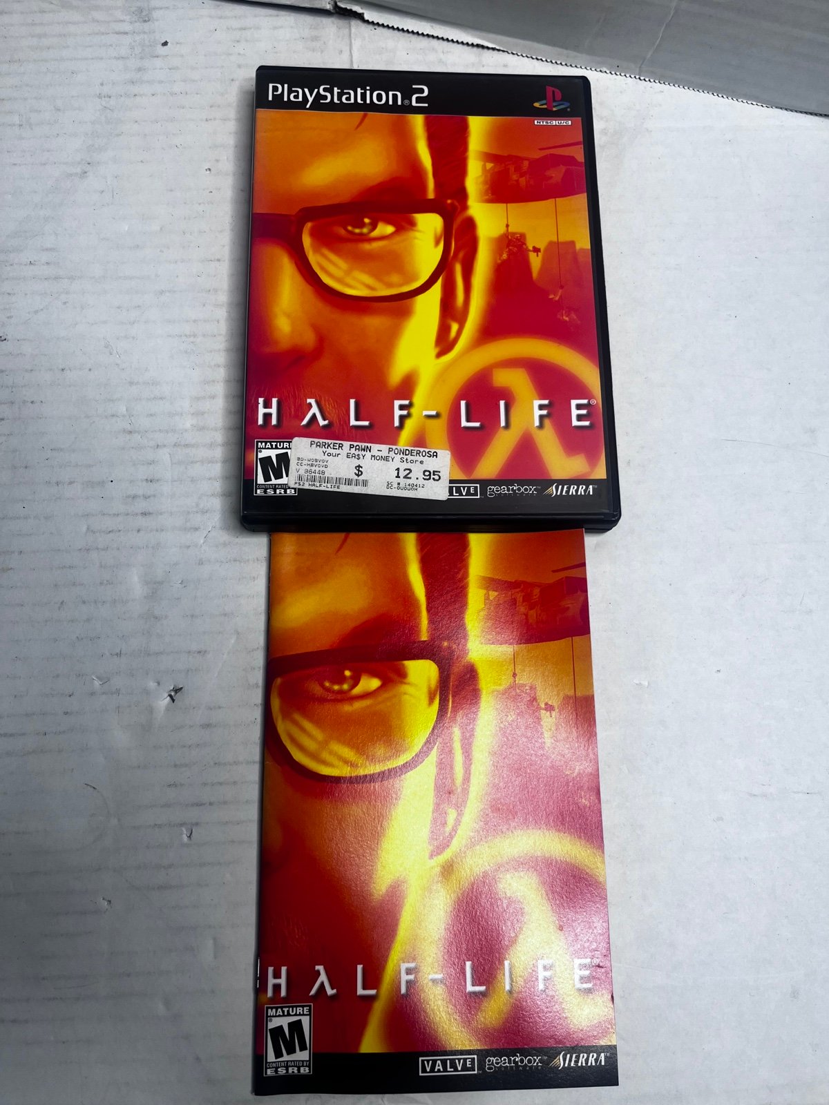 PS2 Half-Life (Sony PlayStation 2, 2001) CIB Complete with Manual