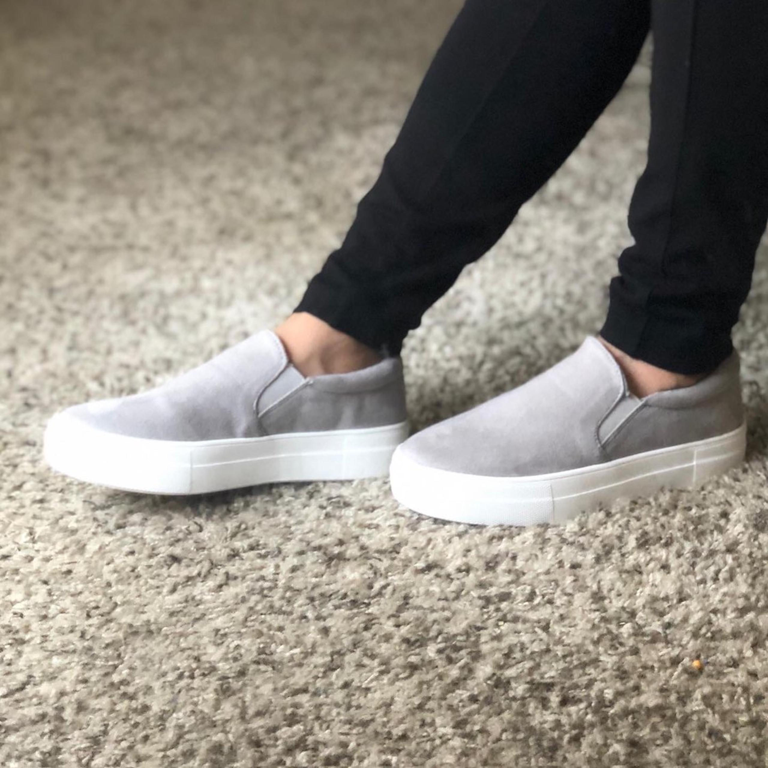 Cushioned  comfortable Platform slip on