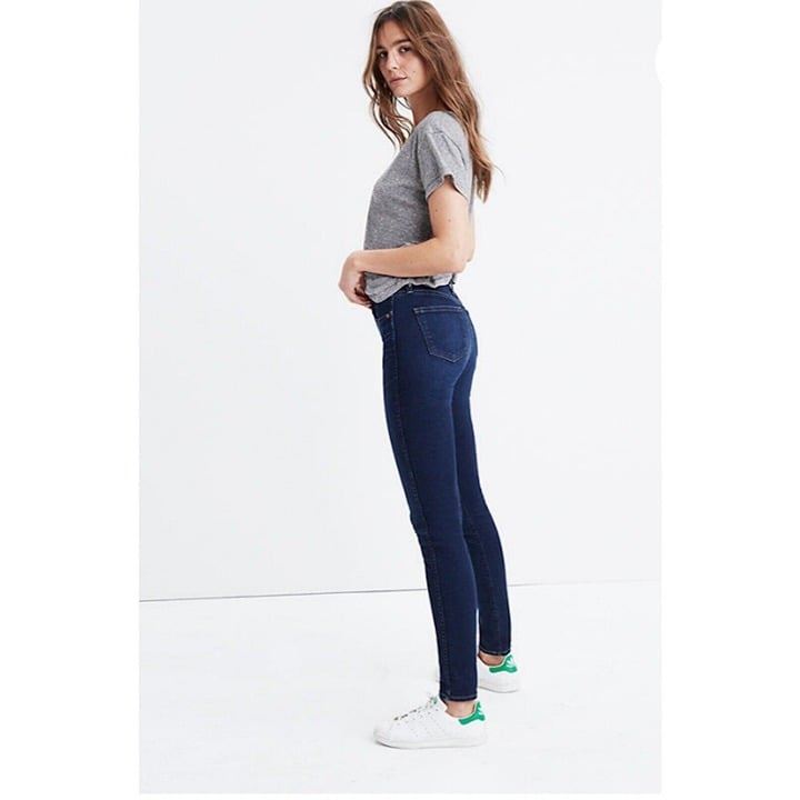 Madewell $128 Women's 10" High Rise Skinny Jeans in Hayes Wash Size 26 F4684