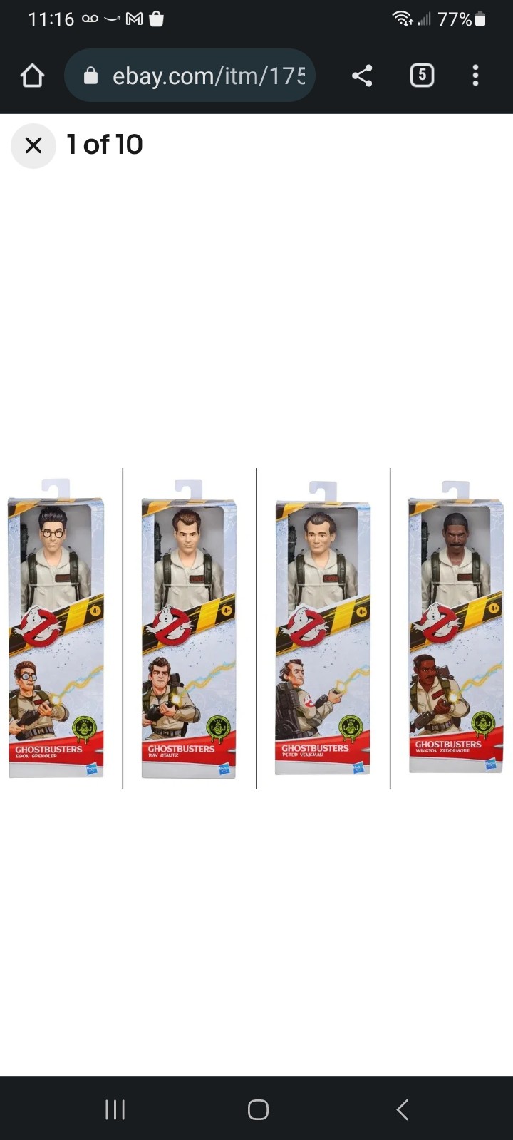 Hasbro ghostbusters action figures