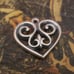 James Avery scrolled heart charm