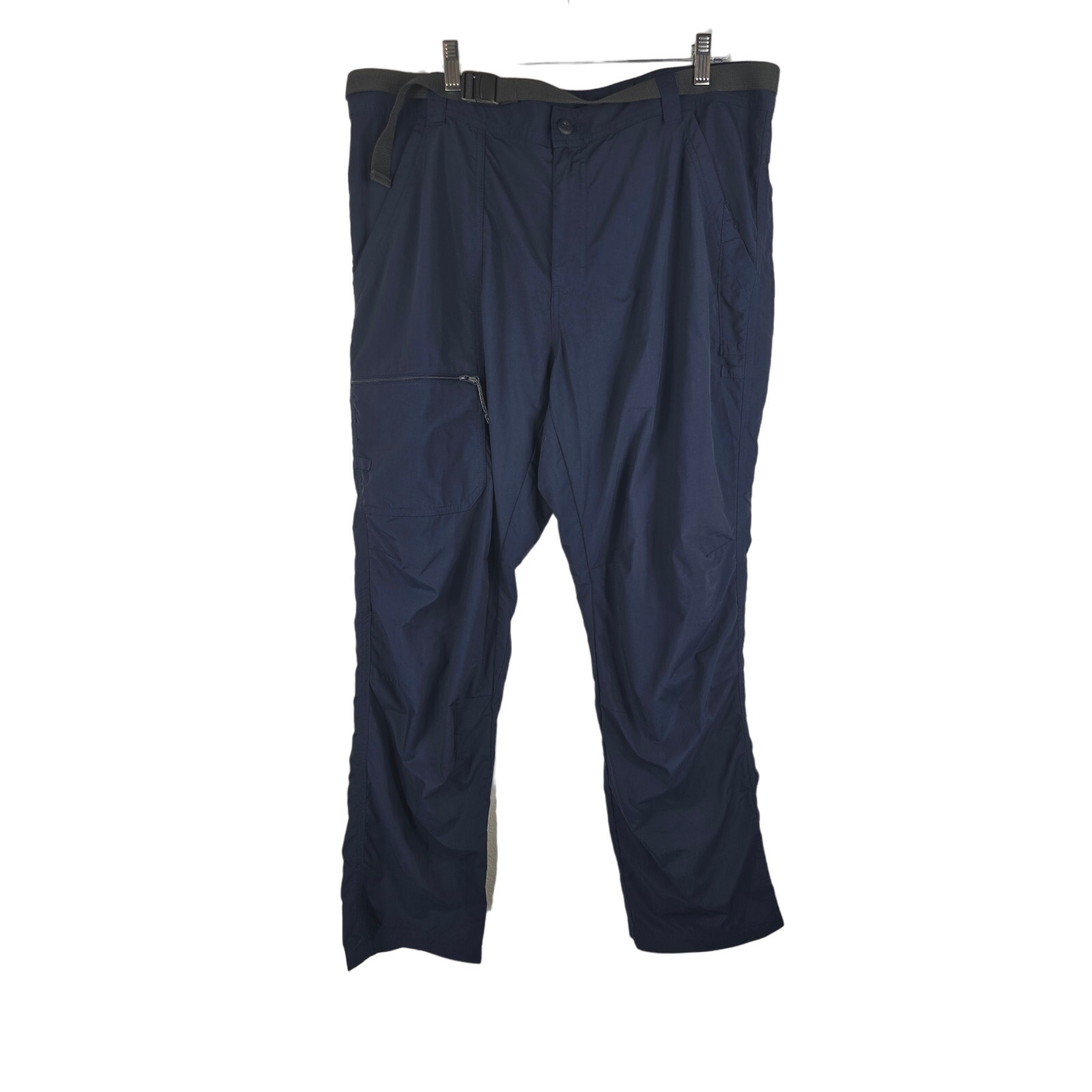 Columbia PFG Rip Stop Fabric Men's Navy Blue Athletic Fishing Pants 40/32