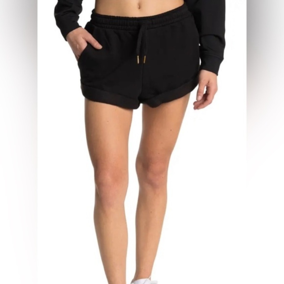 We Wore What Pull On Shorts Cotton Elastic Waist Casual Loungewear Size Small