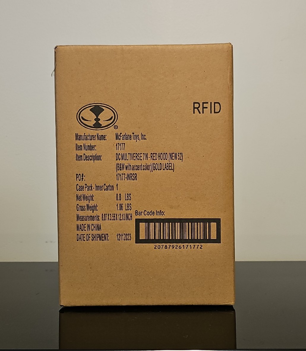 Mcfarlane Redhood 52 - Black and white w accent color