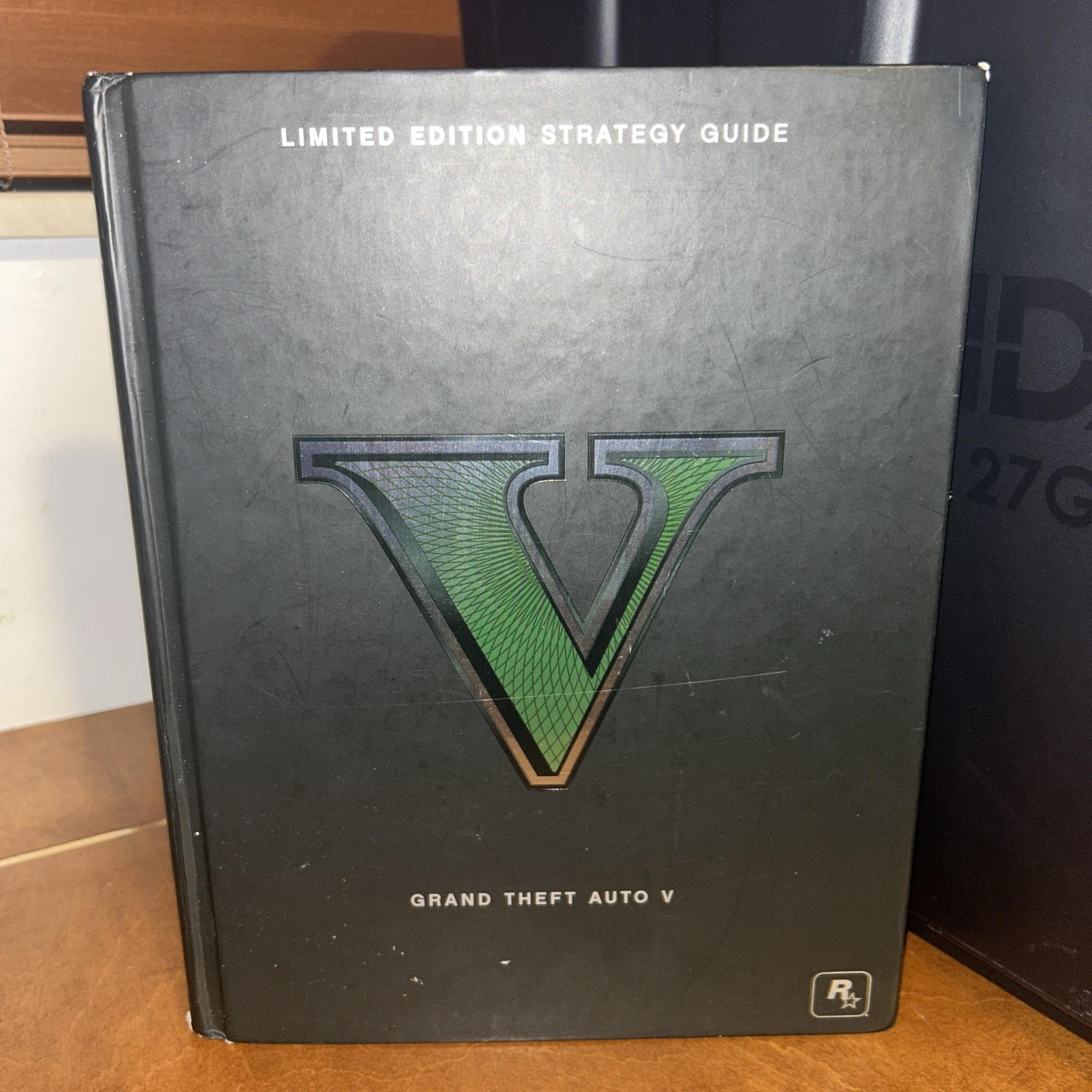 Grand Theft Auto V Limited Edition Strategy Guide Hard Cover Book