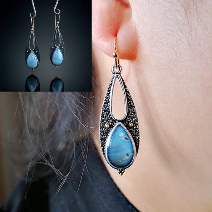Synthetic Songlan glazed gem Earrings