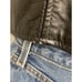 Camel Branded Garments INC Black Leather Vest Size L