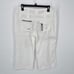 Pete & Greta by Johnny Was Linen Cargo Capri Pants NEW Y2K Sz 12 White
