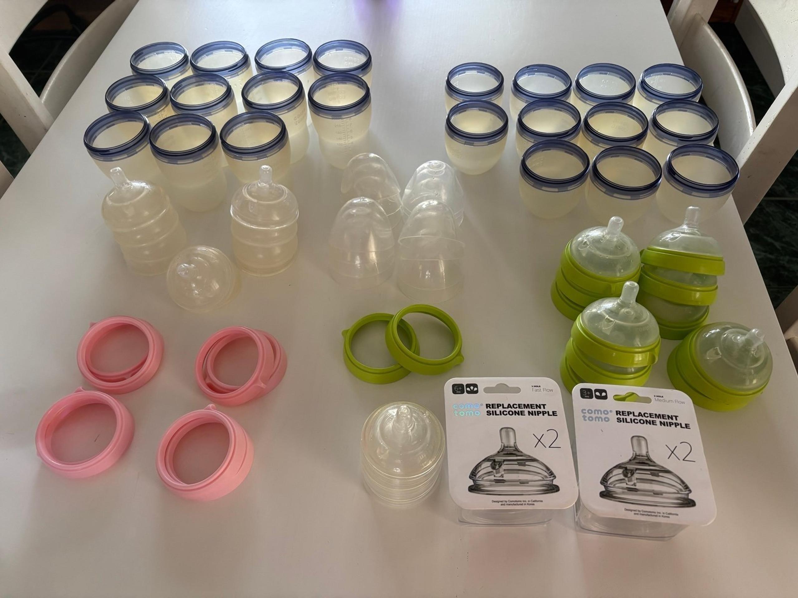 Comotomo bottles large bundle