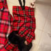Vs Flannel romper Vs faux fur slipper LG
