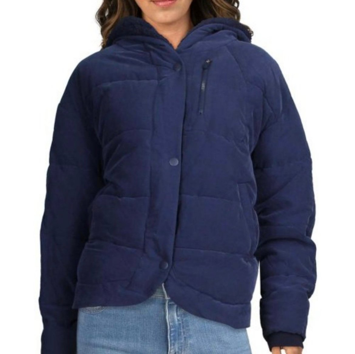 FP movement by Free People Navy Puffer Jacket Size XS
