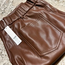 Women’s chicos size 1 soft medium brown leather pants. Not worn with tags.