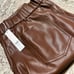 Women’s chicos size 1 soft medium brown leather pants. Not worn with tags.