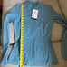 Nike Yoga Dri-FIT Luxe Full Zip Tight Fitted Jacket Blue Women’s Size Small