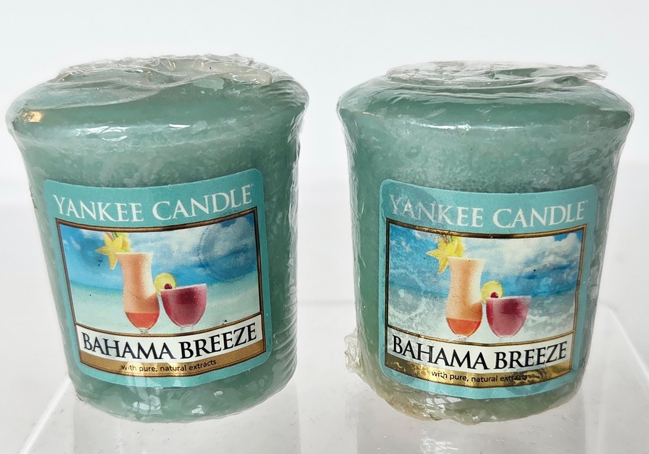 Yankee Candle Bahama Breeze Votive Sampler (2) Retired Label NEW