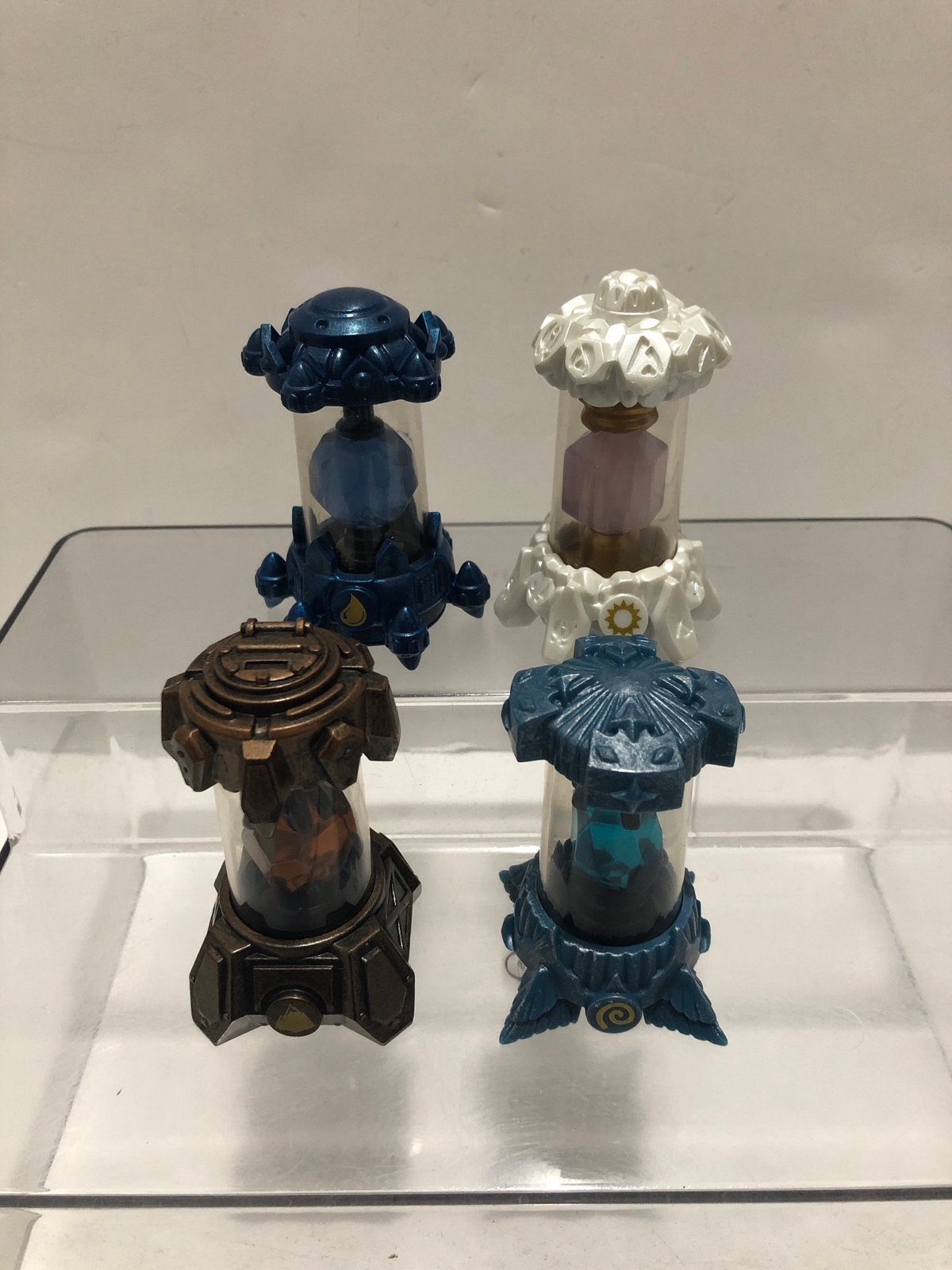 Reset Skylanders Imaginators light rune+water+ bundle lot of 4 creation crystals