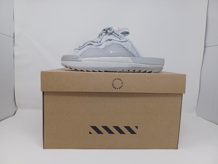 BRAND NEW Nike Grey Offline 2.0 Sandals Fog Flat Pewter Unisex Sz Men 8/Wmn 9.5