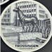RARE Vintage Set of 6 Bavaria Porcelain Coasters? Porzellan Manufaktur Floss