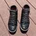 Plae Black Leather Sneaker Shoes Women 8 Men 6.5