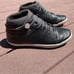 Plae Black Leather Sneaker Shoes Women 8 Men 6.5