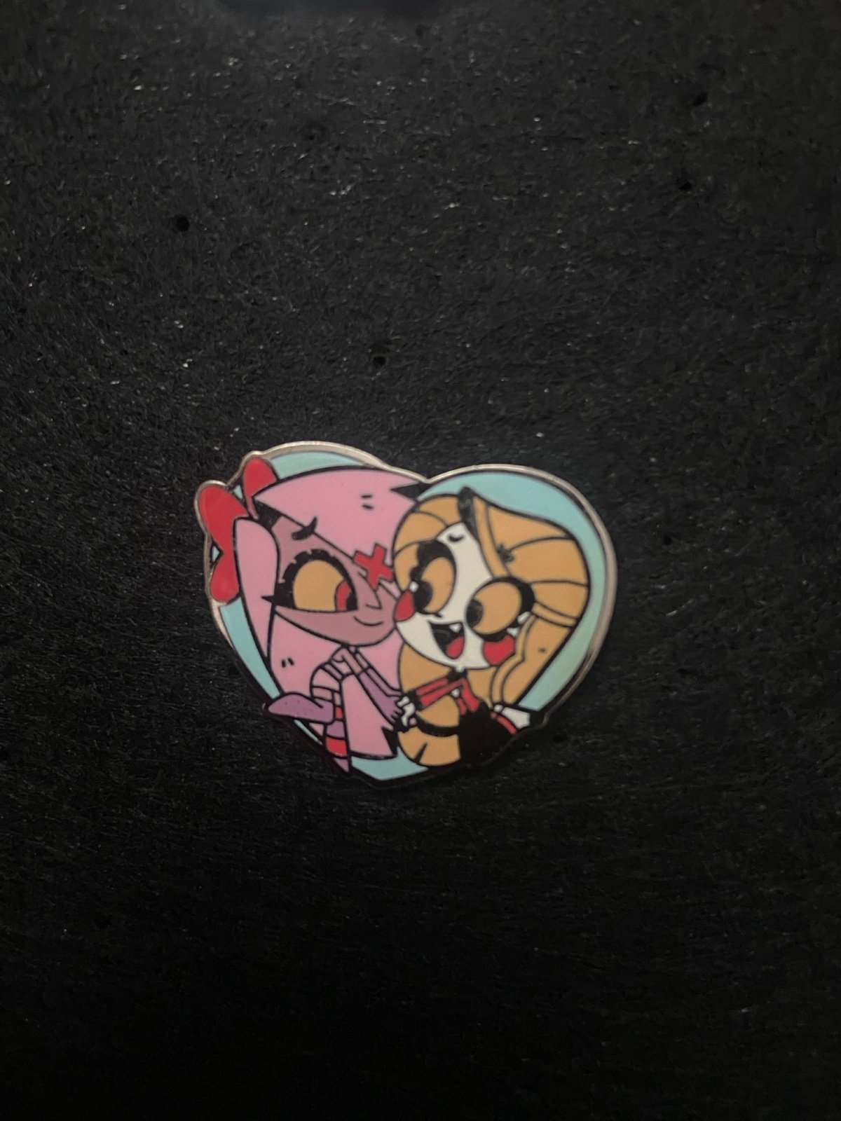 Chaggie Valentine’s Day pin