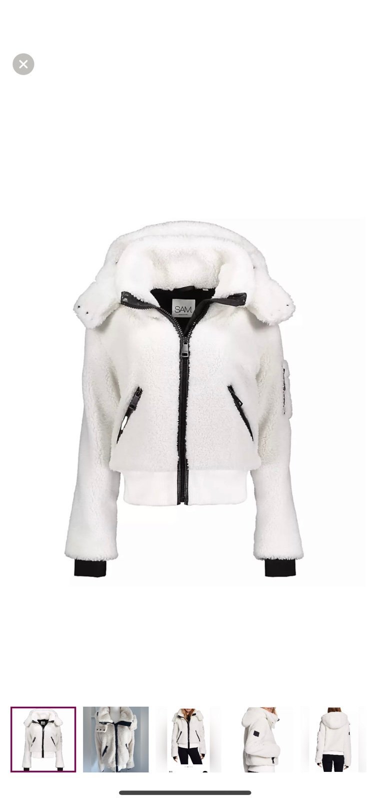 Sam. Nala Hooded Sherpa Jacket