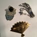 Lot of three pins