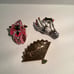 Lot of three pins