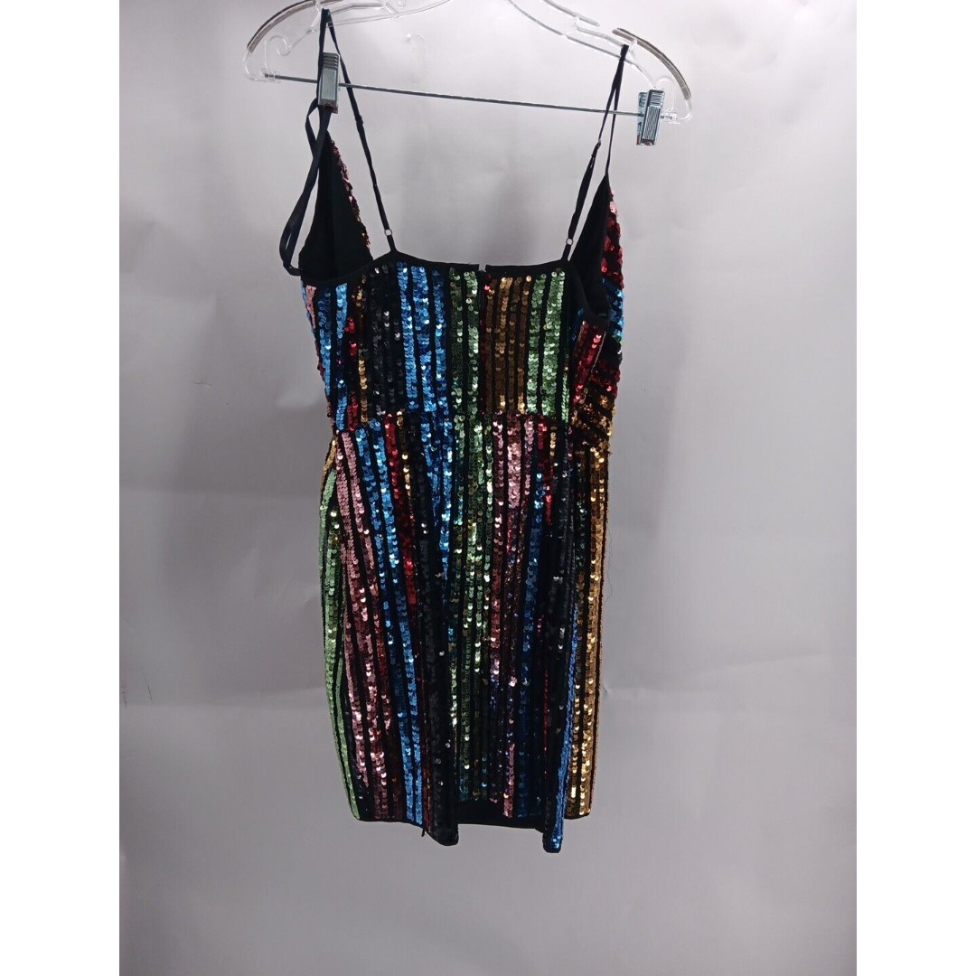 BCBG MAX AZRIA Dress Size: 2 Black Combo Strapless Sequin NWT